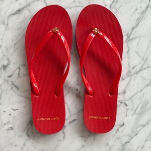 Tory Burch Vibrant Poppy Red Sandals